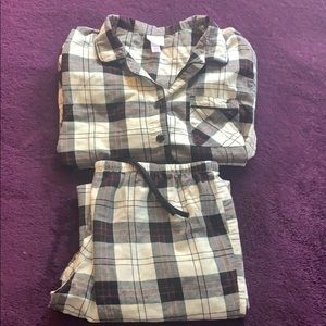 Plaid Cotton Pajama Set
